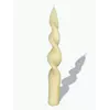 Столовая свеча винтовая декоративная 25 см без запаха Белая
